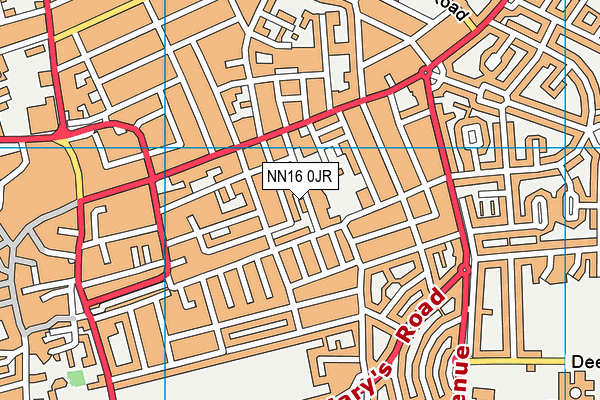 NN16 0JR map - OS VectorMap District (Ordnance Survey)