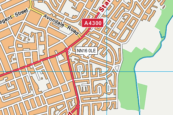NN16 0LE map - OS VectorMap District (Ordnance Survey)