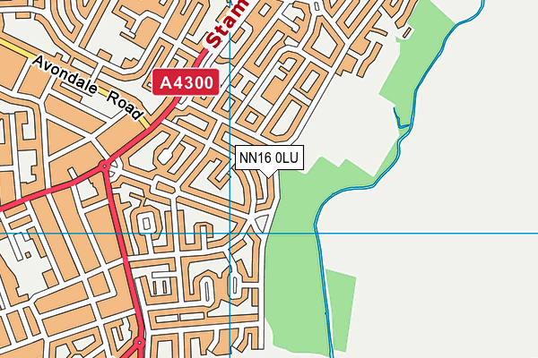 NN16 0LU map - OS VectorMap District (Ordnance Survey)