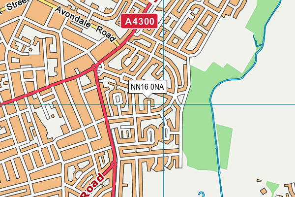 NN16 0NA map - OS VectorMap District (Ordnance Survey)