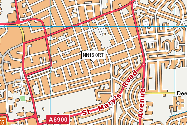 NN16 0RT map - OS VectorMap District (Ordnance Survey)