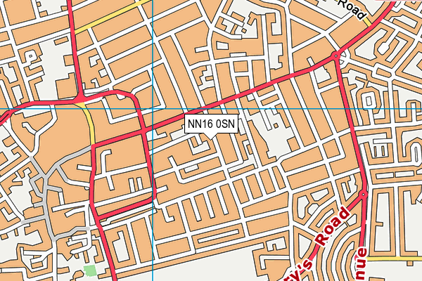 NN16 0SN map - OS VectorMap District (Ordnance Survey)