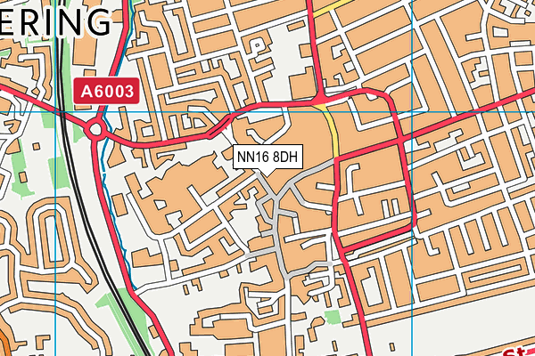 NN16 8DH map - OS VectorMap District (Ordnance Survey)