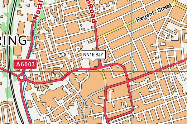 NN16 8JY map - OS VectorMap District (Ordnance Survey)