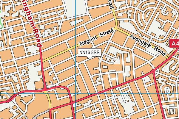 NN16 8RR map - OS VectorMap District (Ordnance Survey)