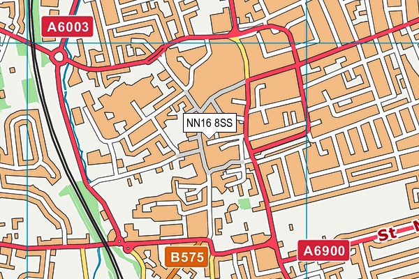 NN16 8SS map - OS VectorMap District (Ordnance Survey)