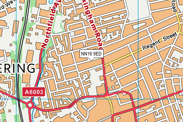 NN16 9ED map - OS VectorMap District (Ordnance Survey)