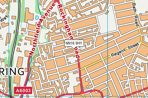 NN16 9HY map - OS VectorMap District (Ordnance Survey)