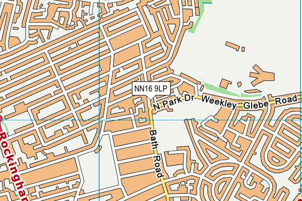 NN16 9LP map - OS VectorMap District (Ordnance Survey)
