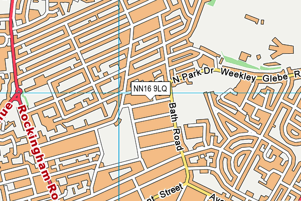 NN16 9LQ map - OS VectorMap District (Ordnance Survey)