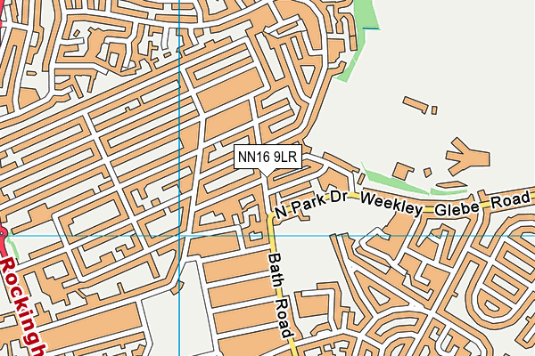 NN16 9LR map - OS VectorMap District (Ordnance Survey)