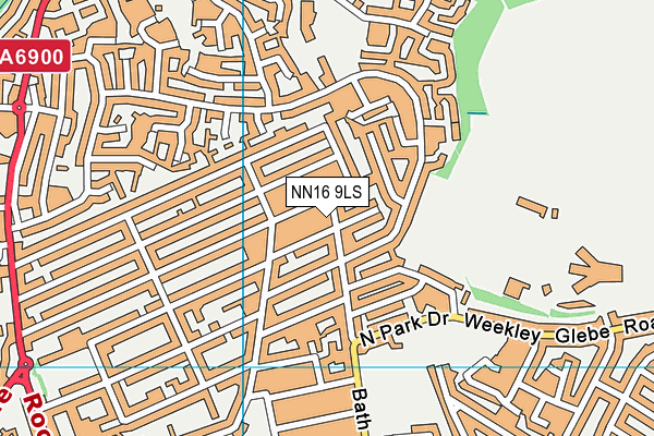 NN16 9LS map - OS VectorMap District (Ordnance Survey)