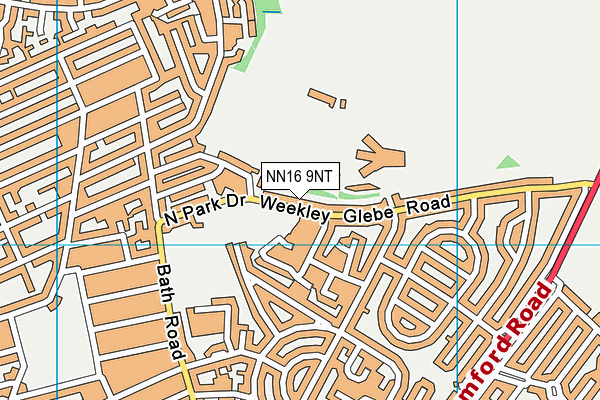 NN16 9NT map - OS VectorMap District (Ordnance Survey)