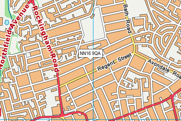 NN16 9QA map - OS VectorMap District (Ordnance Survey)