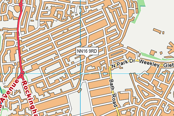 NN16 9RD map - OS VectorMap District (Ordnance Survey)