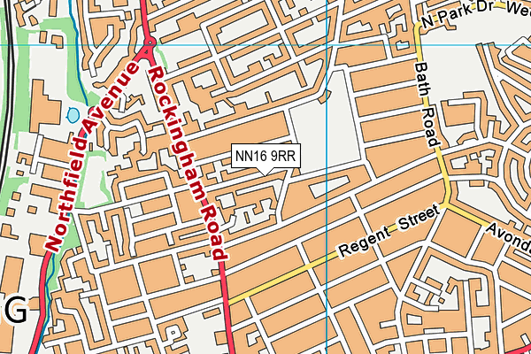 NN16 9RR map - OS VectorMap District (Ordnance Survey)
