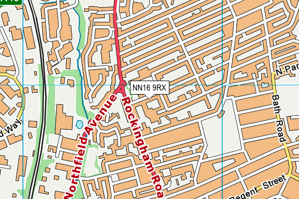 NN16 9RX map - OS VectorMap District (Ordnance Survey)