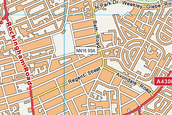 NN16 9SA map - OS VectorMap District (Ordnance Survey)