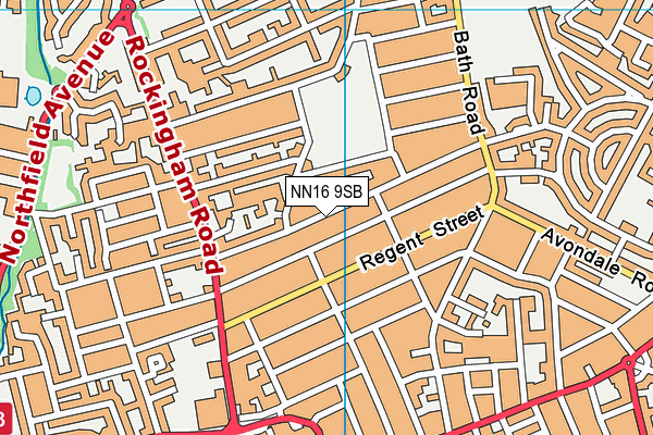 NN16 9SB map - OS VectorMap District (Ordnance Survey)