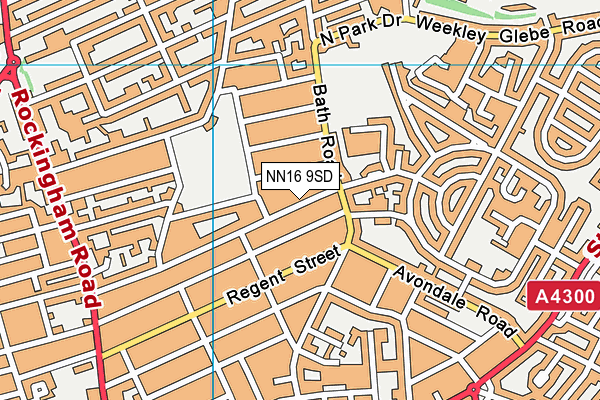 NN16 9SD map - OS VectorMap District (Ordnance Survey)