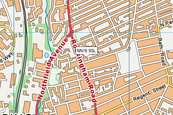 NN16 9SL map - OS VectorMap District (Ordnance Survey)