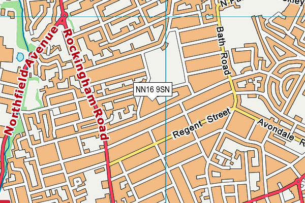 NN16 9SN map - OS VectorMap District (Ordnance Survey)