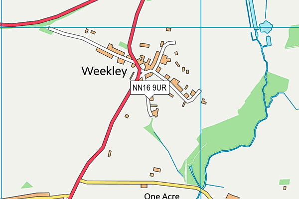 NN16 9UR map - OS VectorMap District (Ordnance Survey)