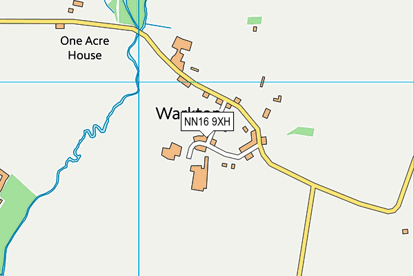 NN16 9XH map - OS VectorMap District (Ordnance Survey)