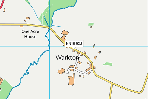 NN16 9XJ map - OS VectorMap District (Ordnance Survey)