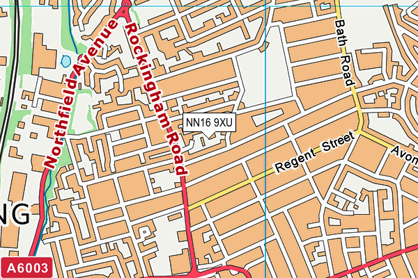 NN16 9XU map - OS VectorMap District (Ordnance Survey)