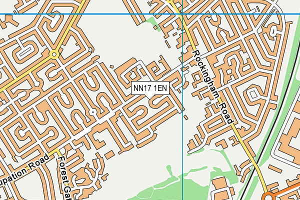 NN17 1EN map - OS VectorMap District (Ordnance Survey)