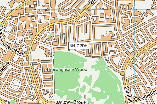 NN17 2DH map - OS VectorMap District (Ordnance Survey)