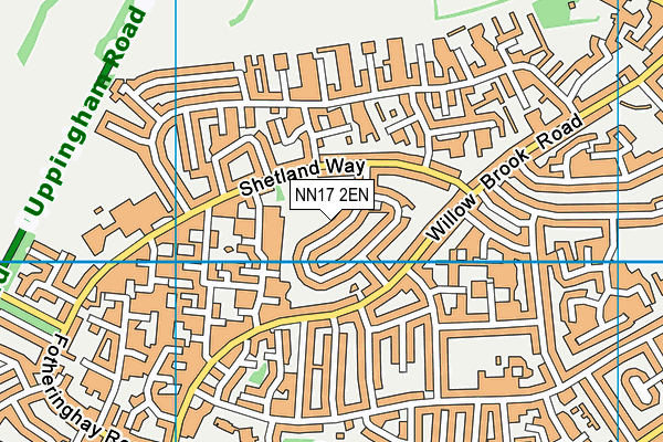NN17 2EN map - OS VectorMap District (Ordnance Survey)