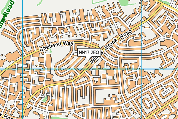 NN17 2EQ map - OS VectorMap District (Ordnance Survey)