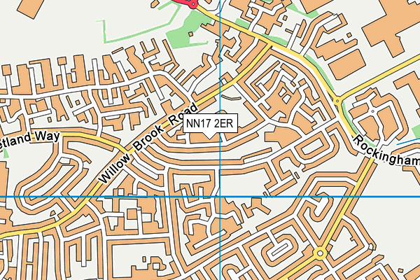 NN17 2ER map - OS VectorMap District (Ordnance Survey)