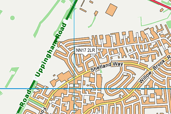 NN17 2LR map - OS VectorMap District (Ordnance Survey)