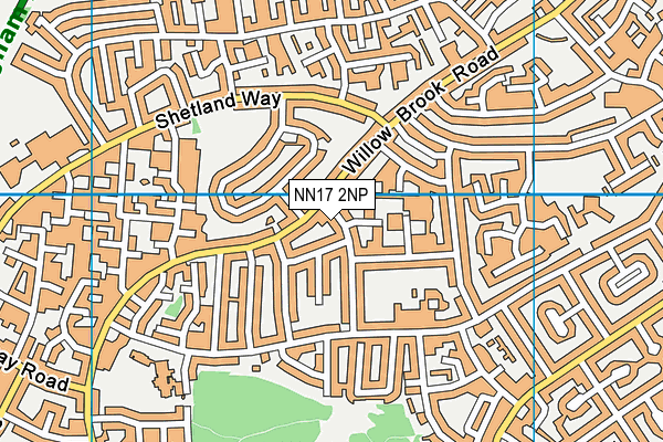 NN17 2NP map - OS VectorMap District (Ordnance Survey)
