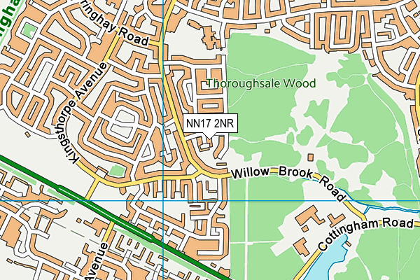 NN17 2NR map - OS VectorMap District (Ordnance Survey)