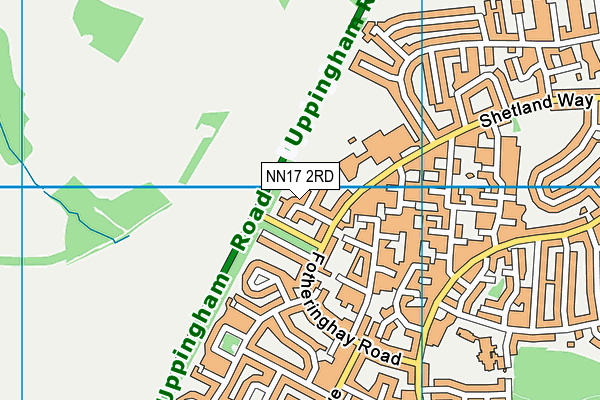 NN17 2RD map - OS VectorMap District (Ordnance Survey)