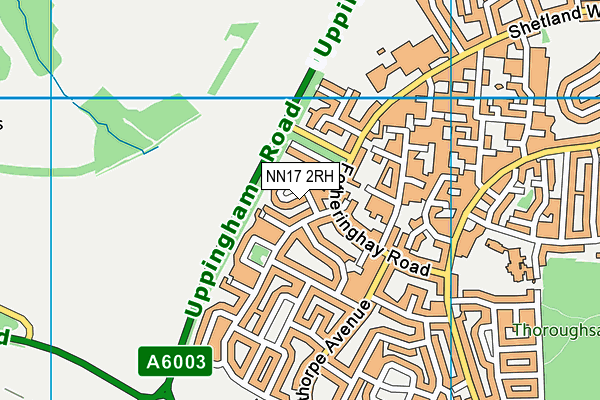 NN17 2RH map - OS VectorMap District (Ordnance Survey)