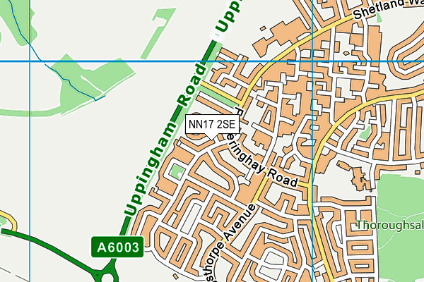 NN17 2SE map - OS VectorMap District (Ordnance Survey)