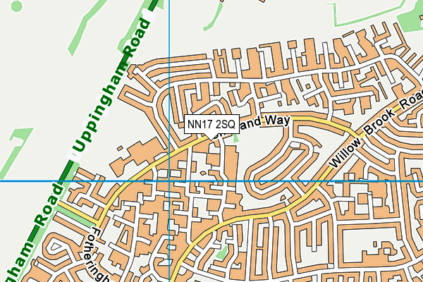 NN17 2SQ map - OS VectorMap District (Ordnance Survey)