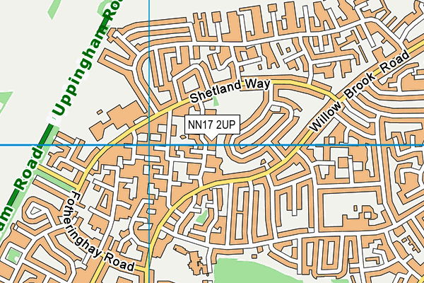 NN17 2UP map - OS VectorMap District (Ordnance Survey)
