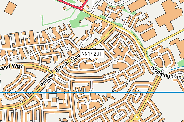 NN17 2UT map - OS VectorMap District (Ordnance Survey)