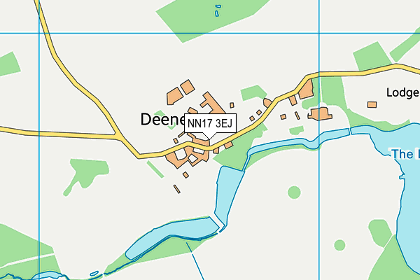 NN17 3EJ map - OS VectorMap District (Ordnance Survey)