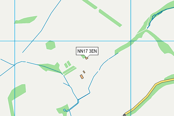 NN17 3EN map - OS VectorMap District (Ordnance Survey)