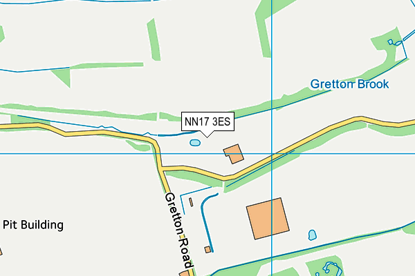 NN17 3ES map - OS VectorMap District (Ordnance Survey)