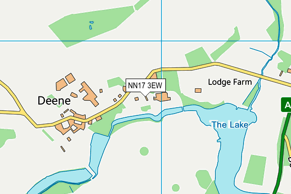 NN17 3EW map - OS VectorMap District (Ordnance Survey)