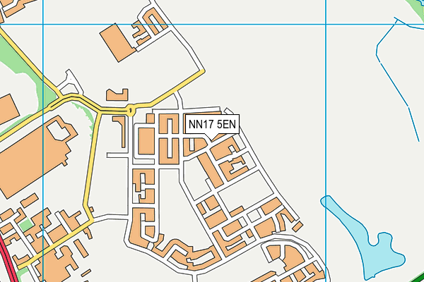 NN17 5EN map - OS VectorMap District (Ordnance Survey)