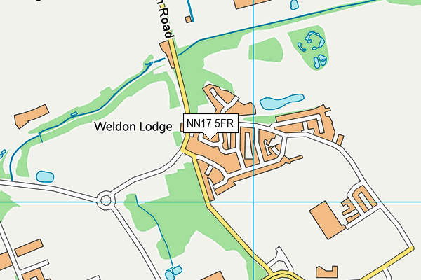 NN17 5FR map - OS VectorMap District (Ordnance Survey)